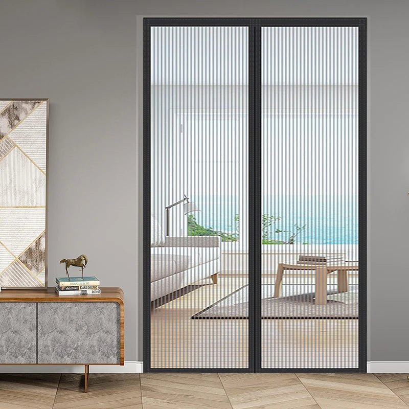 AeroMesh Magnetic Fly Screen Door Curtain With Automatic Closing