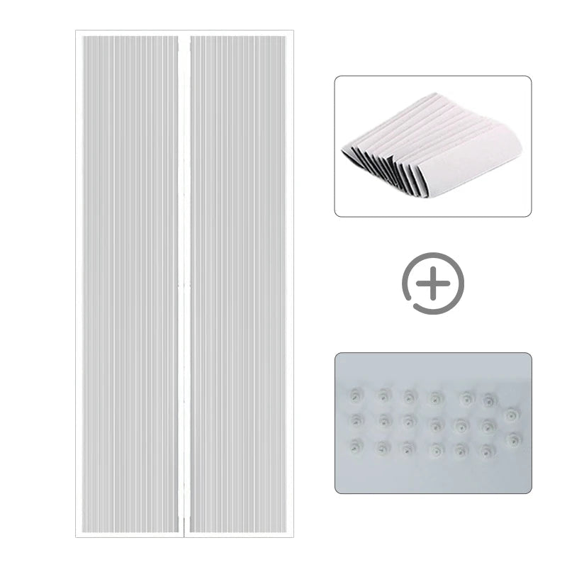 AeroMesh Magnetic Fly Screen Door Curtain With Automatic Closing