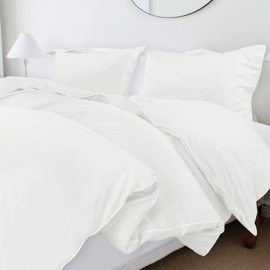 Aurora Cotton Bedding Set 500TC Duvet Cover With Pillowcases For Restful Sleep