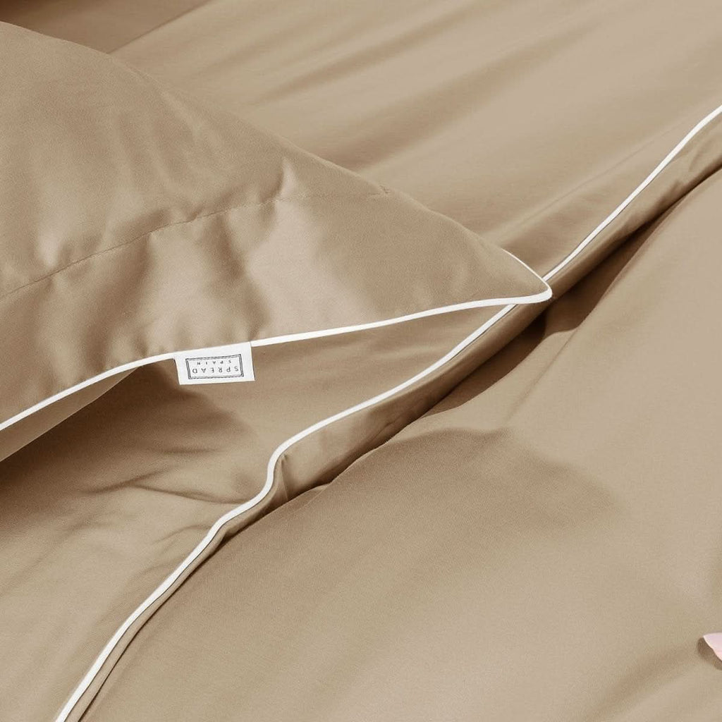Aurora Cotton Bedding Set 500TC Duvet Cover With Pillowcases For Restful Sleep