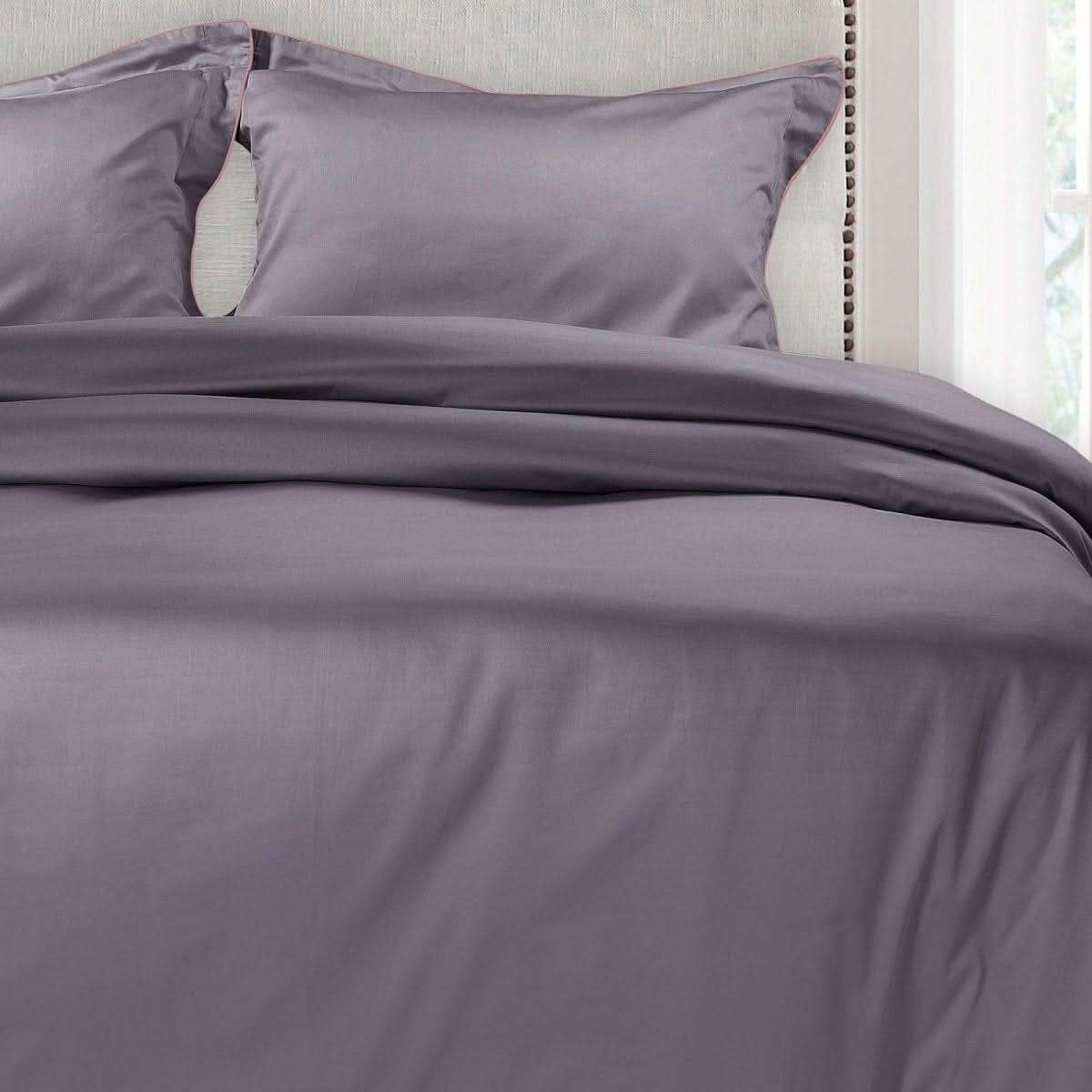 Aurora Cotton Bedding Set 500TC Duvet Cover With Pillowcases For Restful Sleep