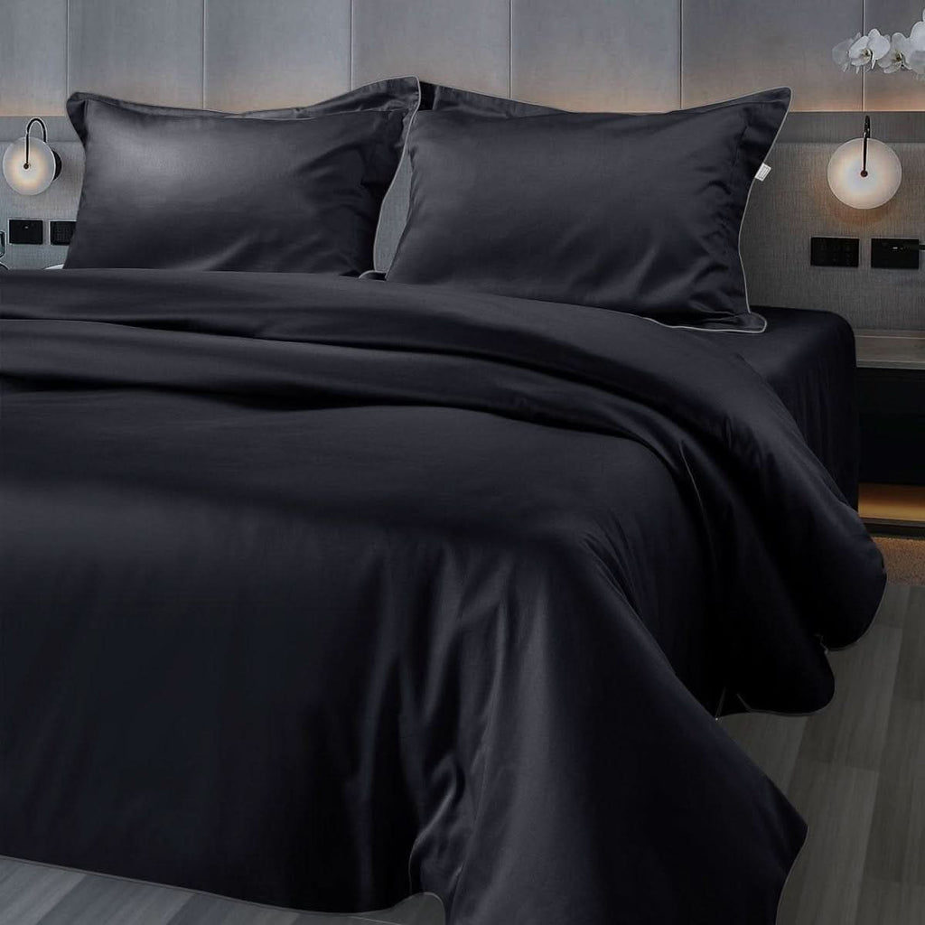 Aurora Cotton Bedding Set 500TC Duvet Cover With Pillowcases For Restful Sleep