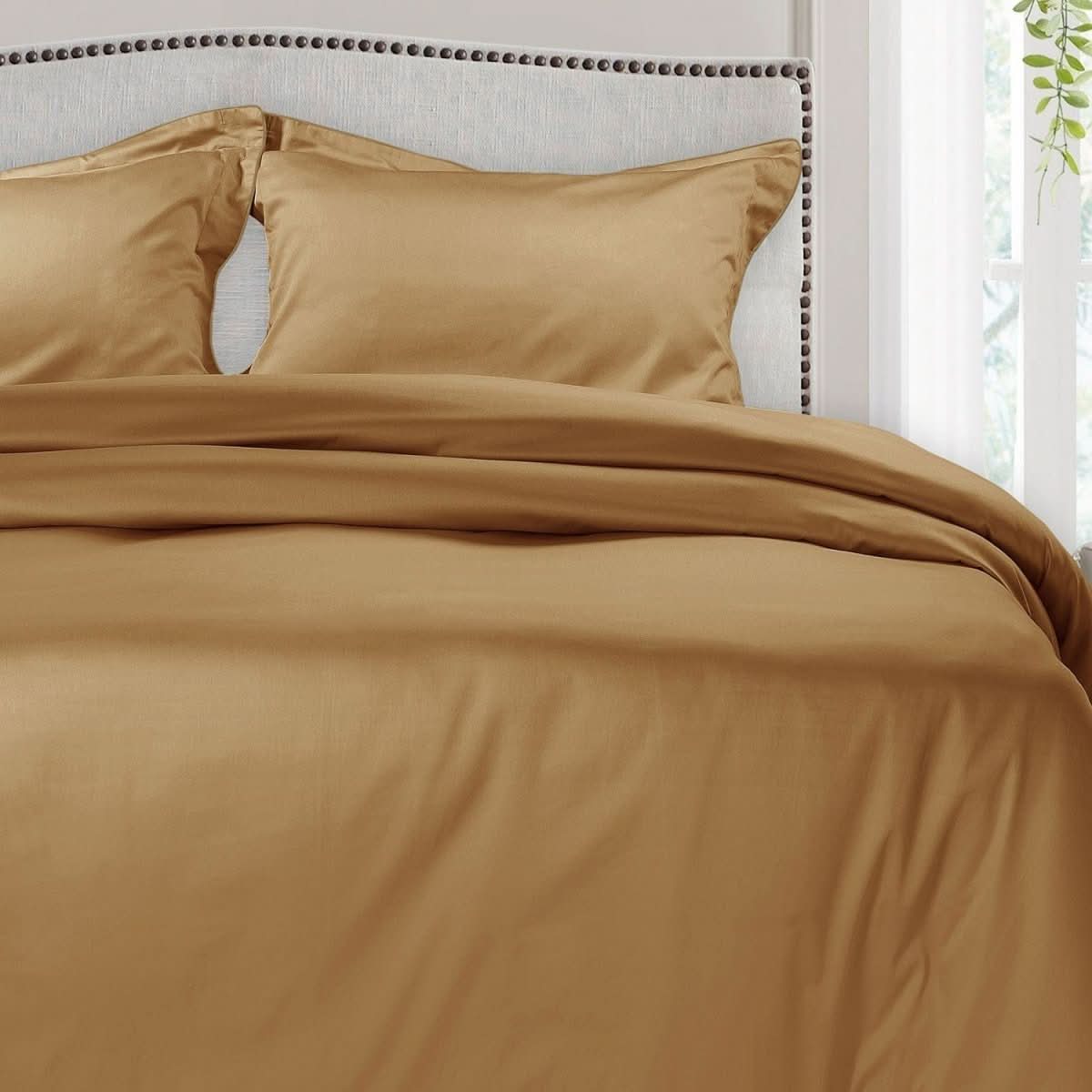 Aurora Cotton Bedding Set 500TC Duvet Cover With Pillowcases For Restful Sleep