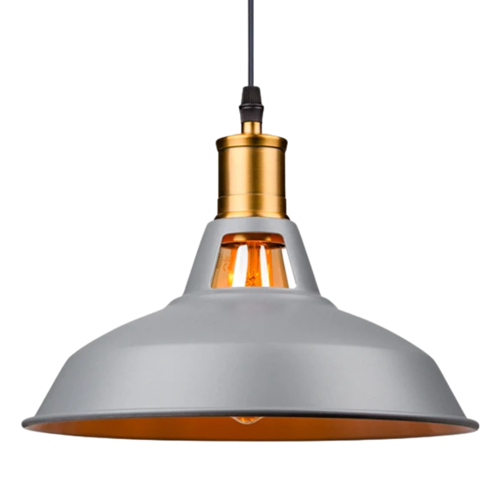 Průmyslová kovová závěsná lampa