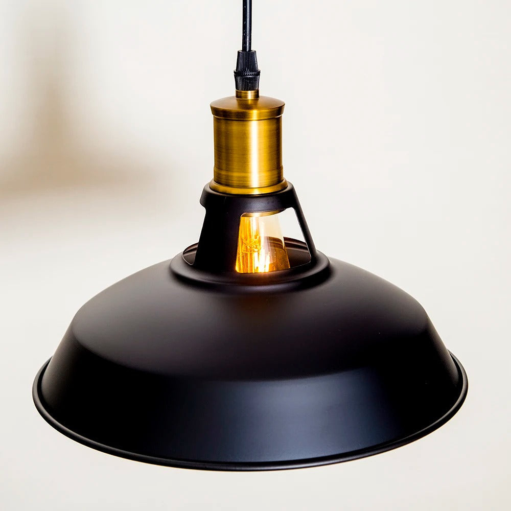 Průmyslová kovová závěsná lampa
