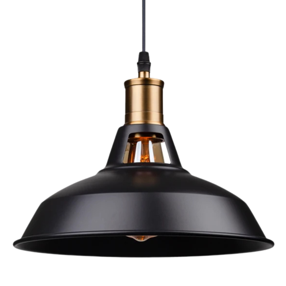 Průmyslová kovová závěsná lampa