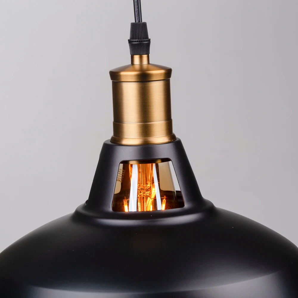 Průmyslová kovová závěsná lampa