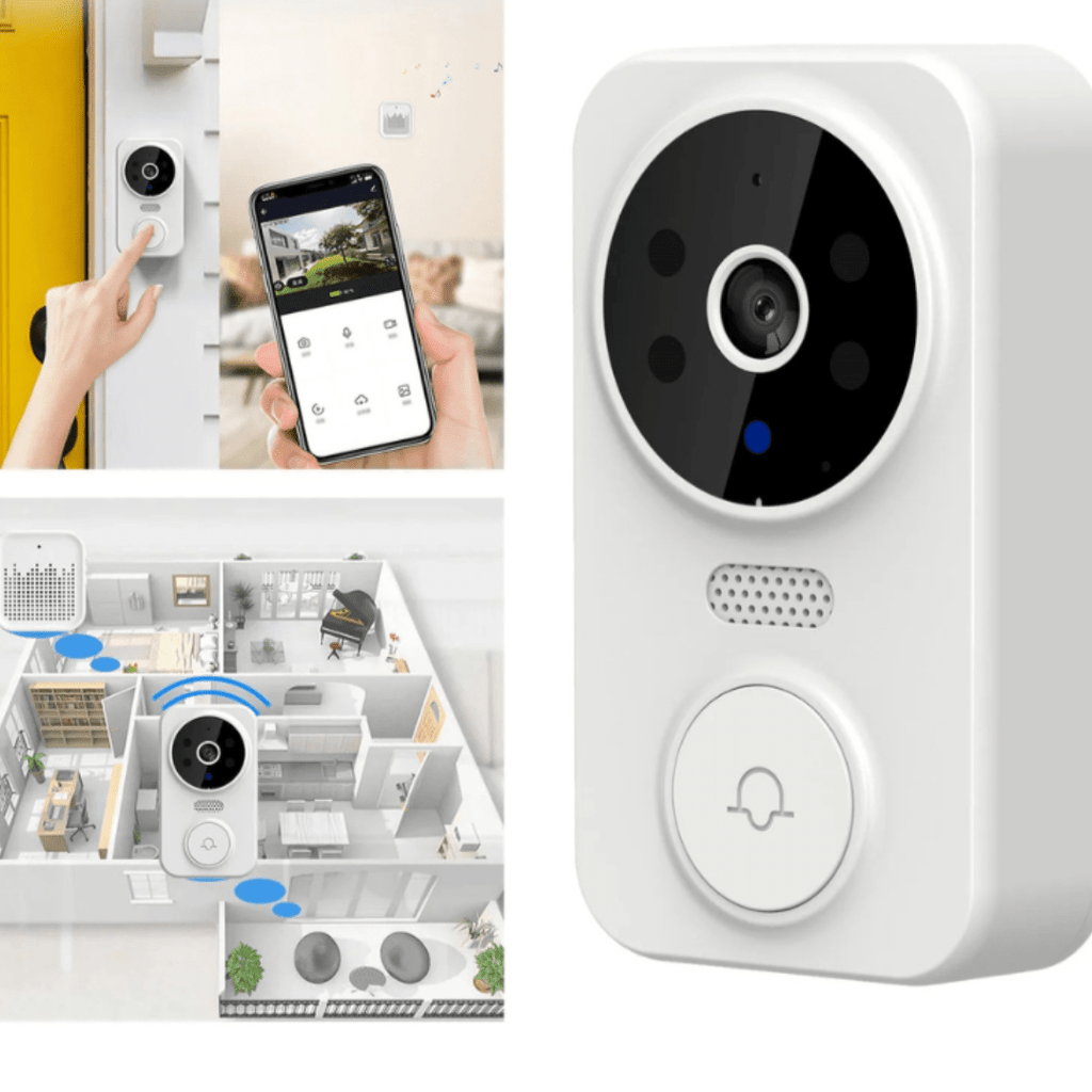 GateGuard Pro Campanello Video HD Wireless con Avvisi di Movimento e Audio Bidirezionale
