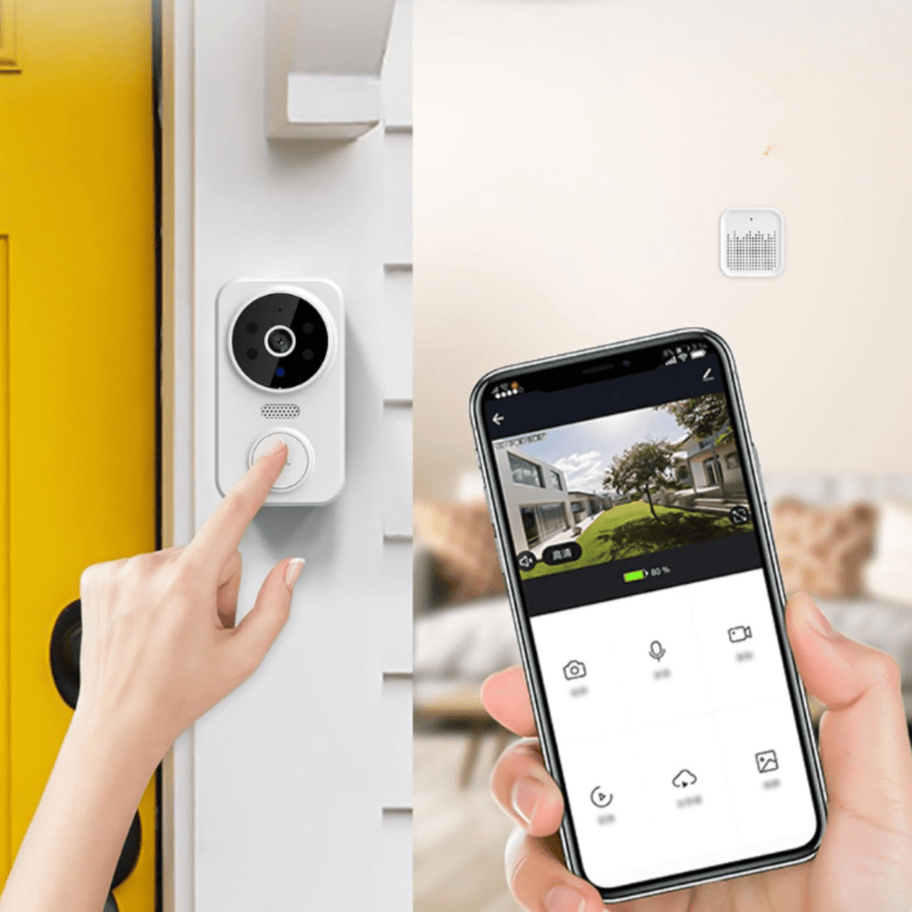 GateGuard Pro Campanello Video HD Wireless con Avvisi di Movimento e Audio Bidirezionale