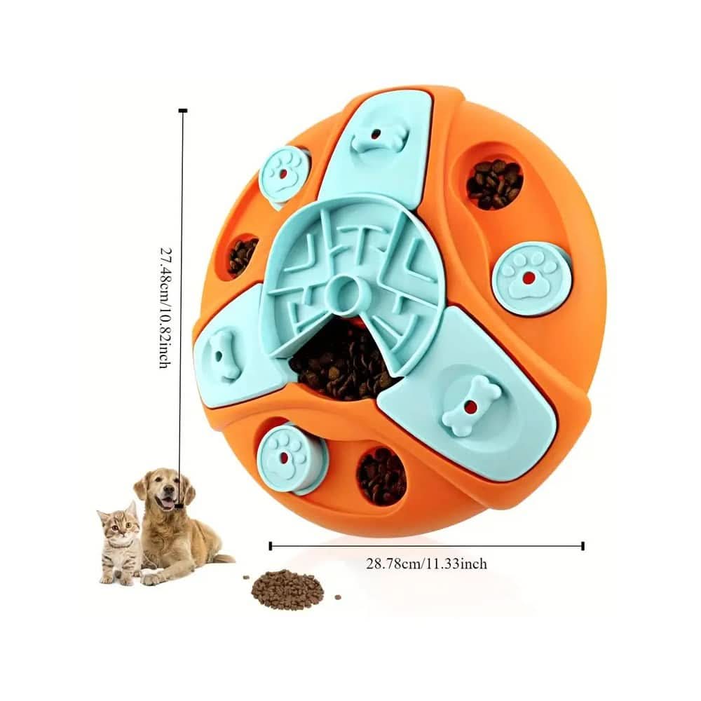 CalmBite Puzzle Bowl - Interactive Feeder To Slow Down Eating