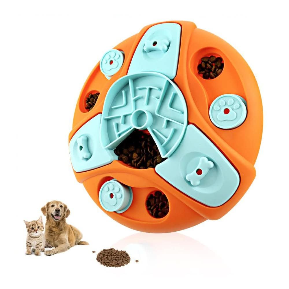 CalmBite Puzzle Bowl - Interactive Feeder To Slow Down Eating