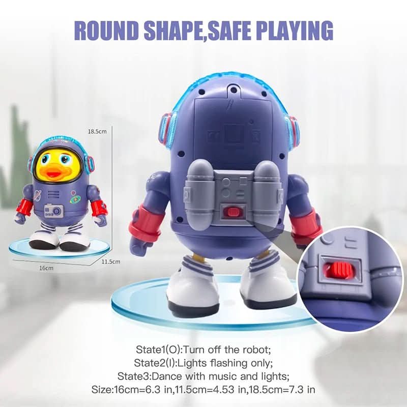 QuackMate Interactive Dancing Duck Toy With Light And Music