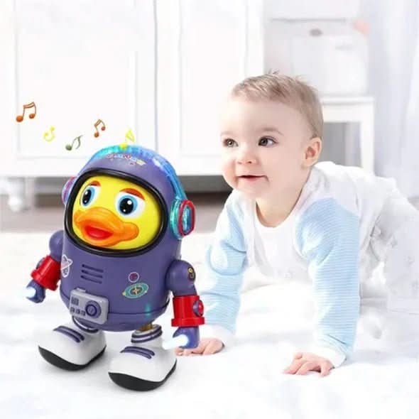 QuackMate Interactive Dancing Duck Toy With Light And Music