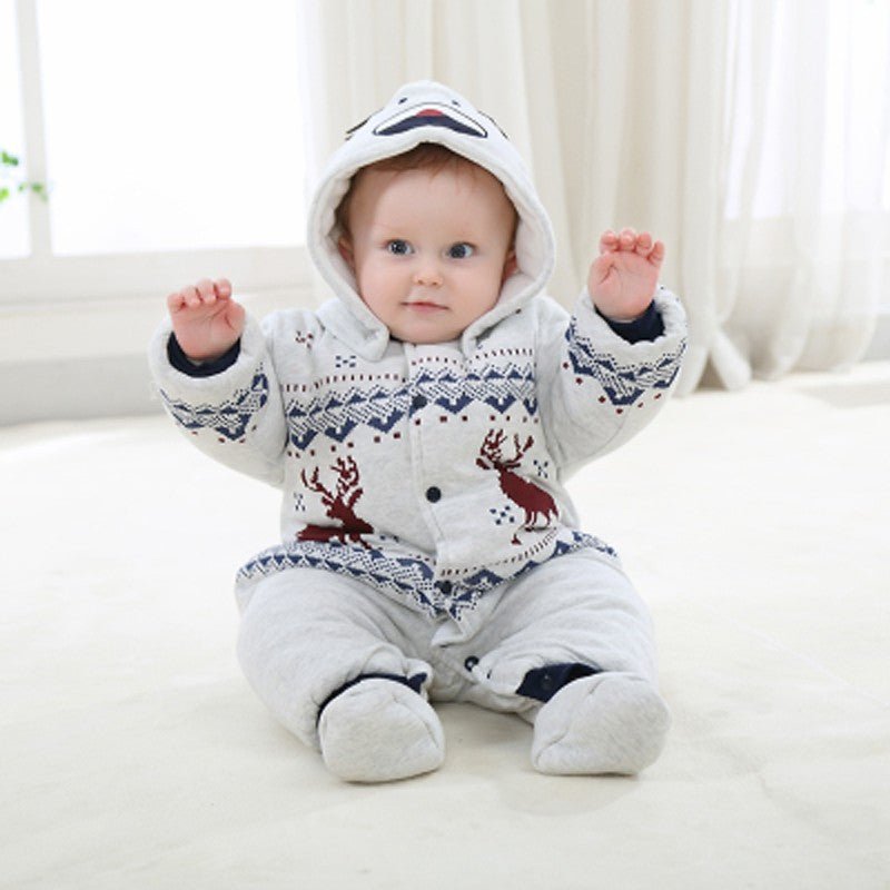 BrightSprout Unisex Roztomilý jarní vánoční outfit pro miminka