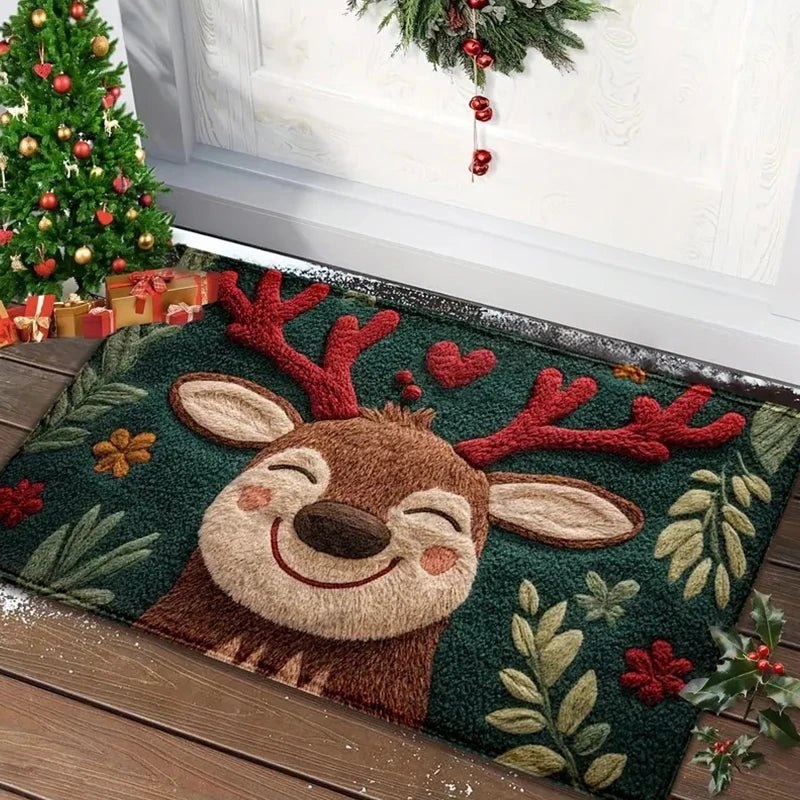 JoyMat Decorative Christmas Doormat With Cheerful Christmas Design