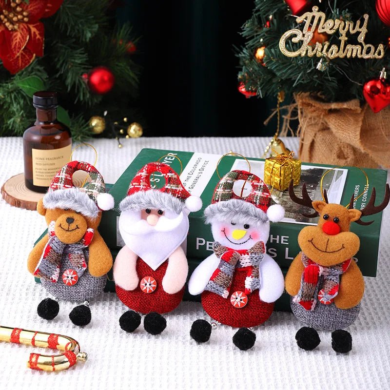 NoelNest Premium Fabric Ornaments for Joyful Christmas Decoration