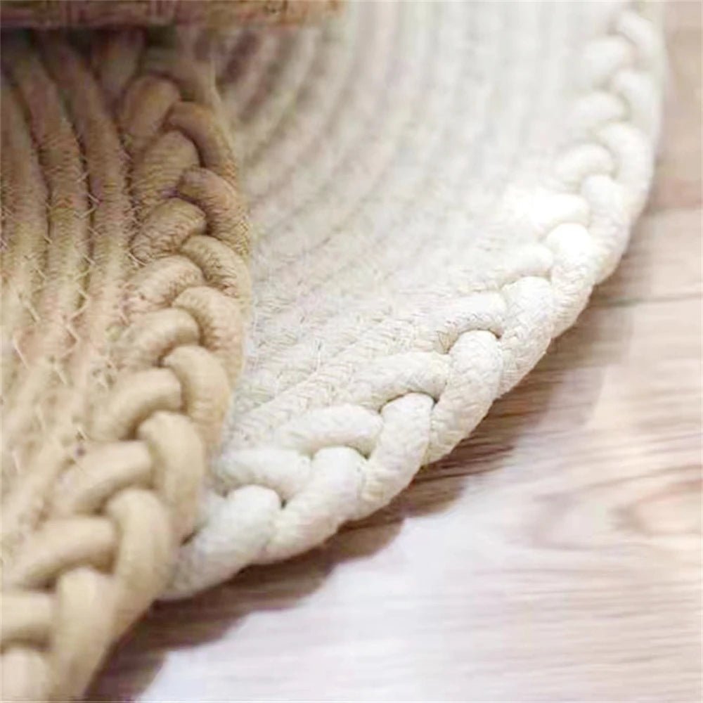 LumaWeave Eco Friendly Handwoven Floor Mat For Natural Living