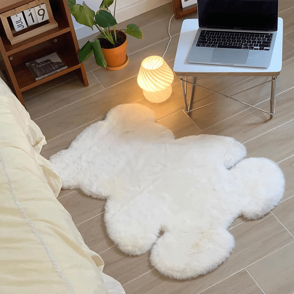 CuddleNest Plyšová dětská podložka s kresleným motivem pro pohodlí v ložnici