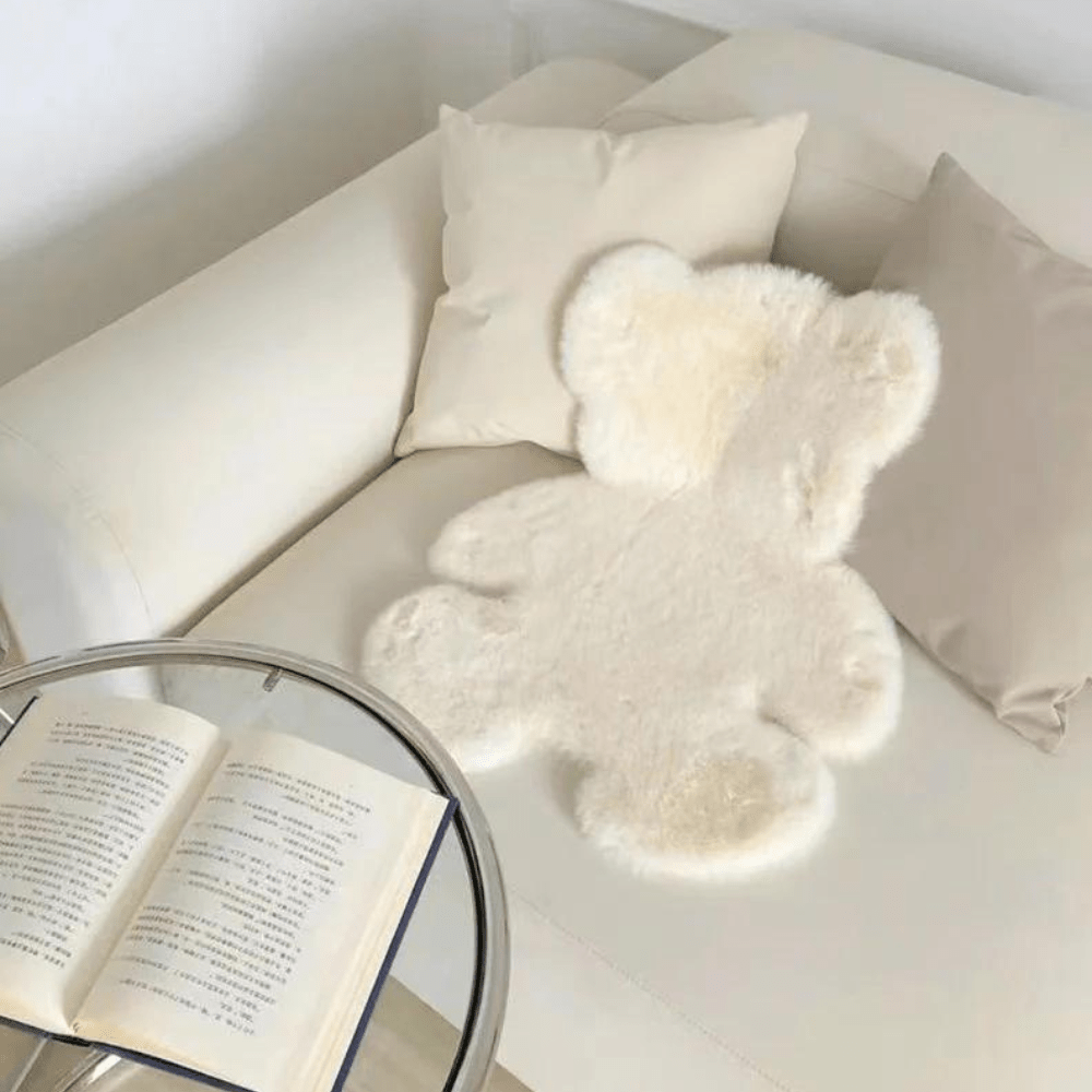 CuddleNest Plyšová dětská podložka s kresleným motivem pro pohodlí v ložnici