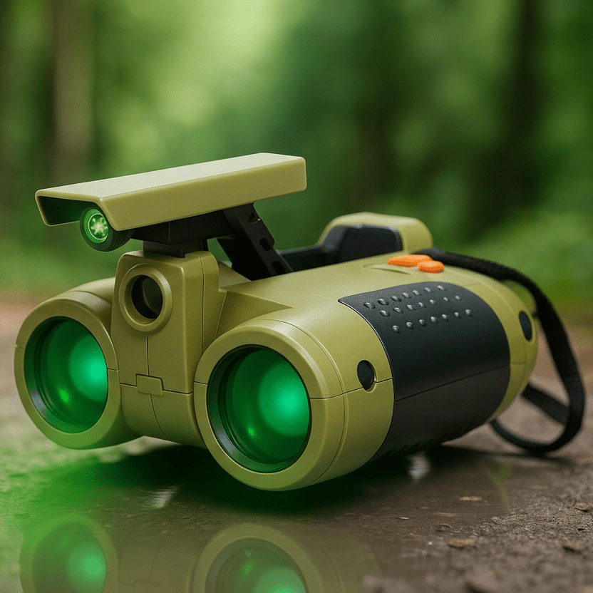 TrailSprout Child Friendly Day and Night Binoculars with Lightweight Design