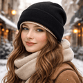 Bonnet en satin doublé SereneKnit pour protection et confort quotidien