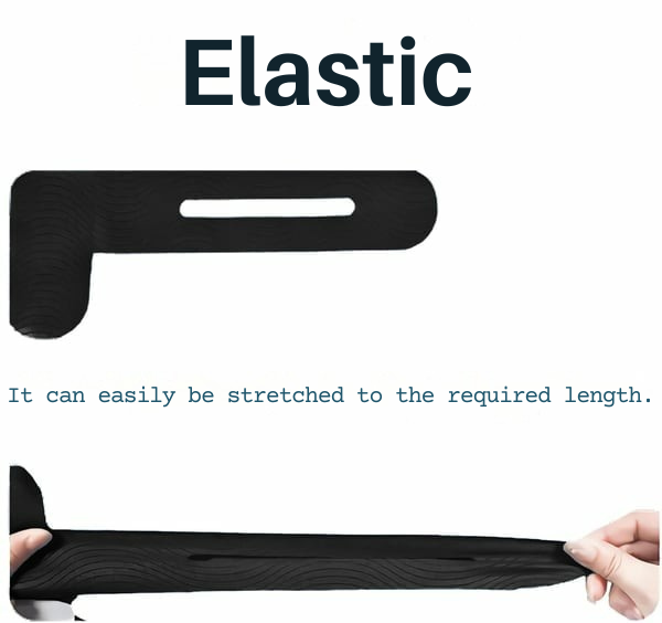 Supporto per ginocchio Flexify con Kinesio Tape nero traspirante e impermeabile