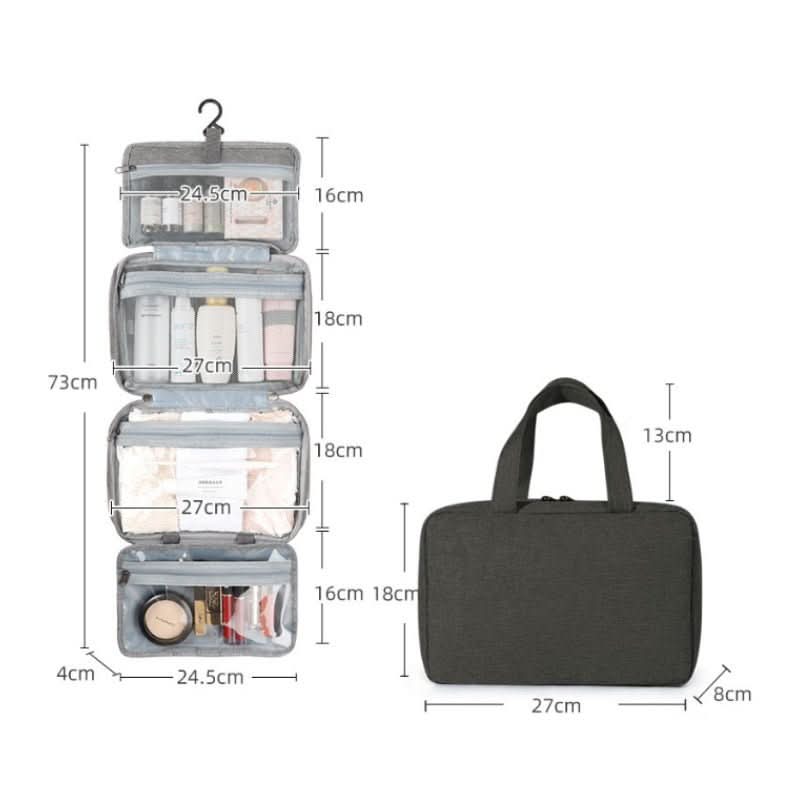 VoyageMate Compact Cosmetic Organizer With Four Compartments