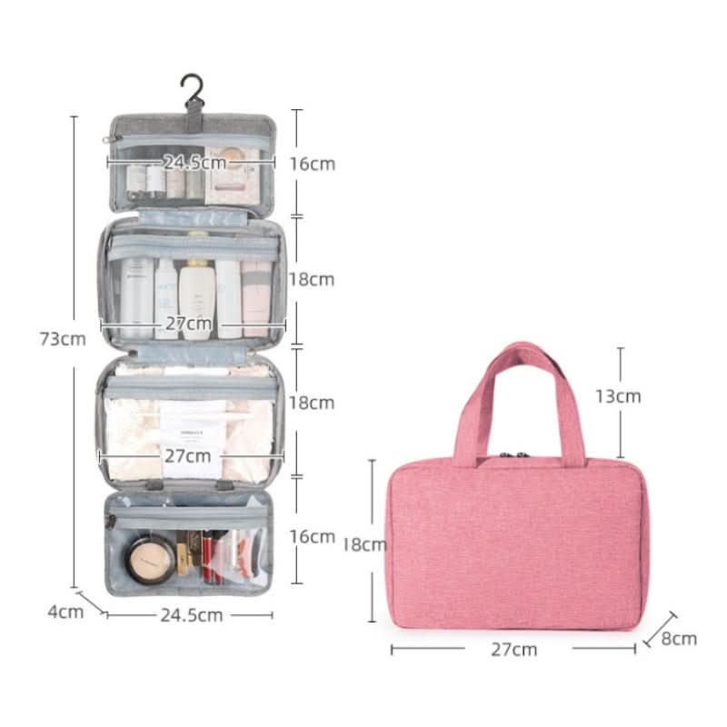 VoyageMate Compact Cosmetic Organizer With Four Compartments