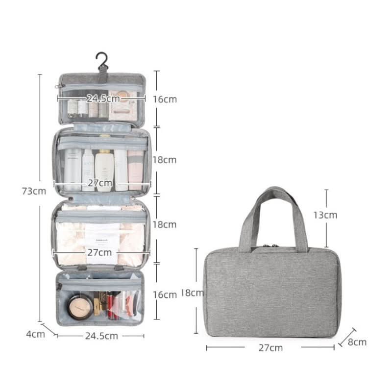 VoyageMate Compact Cosmetic Organizer With Four Compartments
