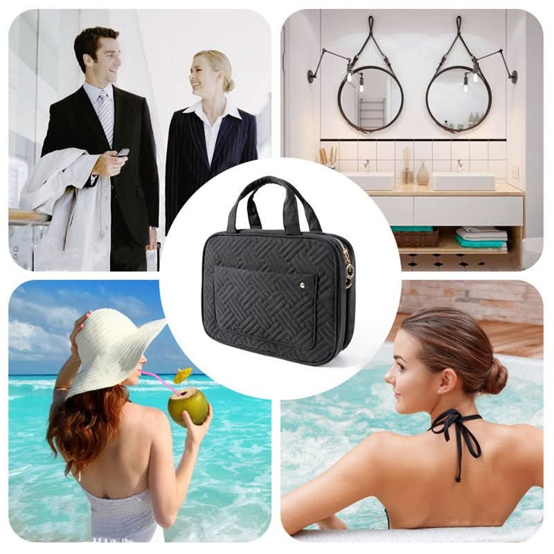 VoyageMate Compact Cosmetic Organizer With Four Compartments