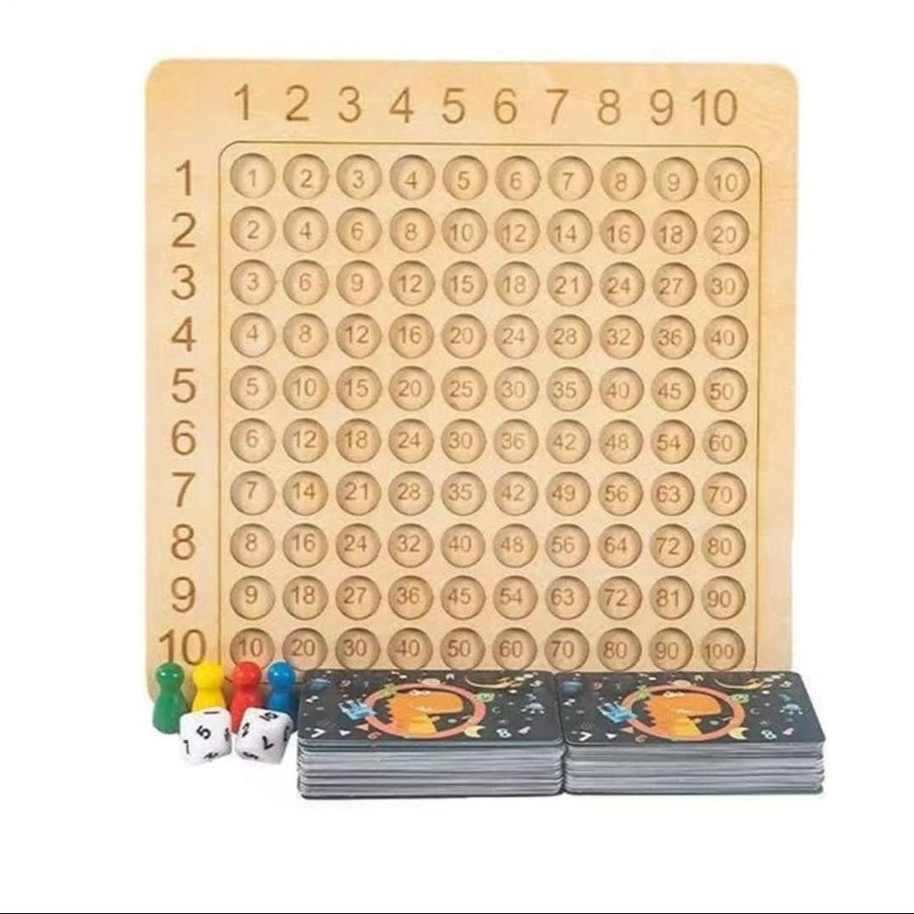 BrightLearn Dřevěná matematická vzdělávací hra pro hravý trénink matematiky