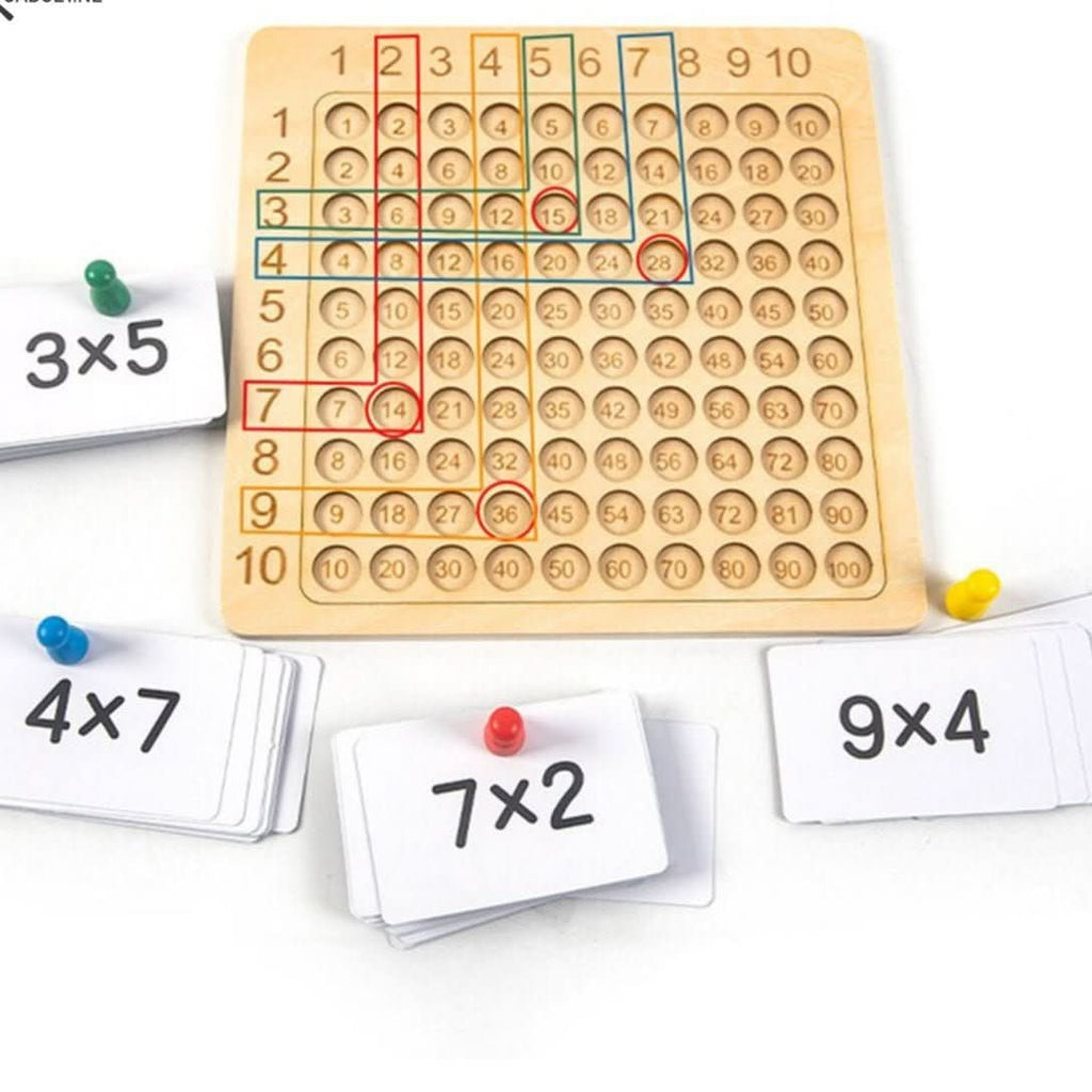 BrightLearn Dřevěná matematická vzdělávací hra pro hravý trénink matematiky