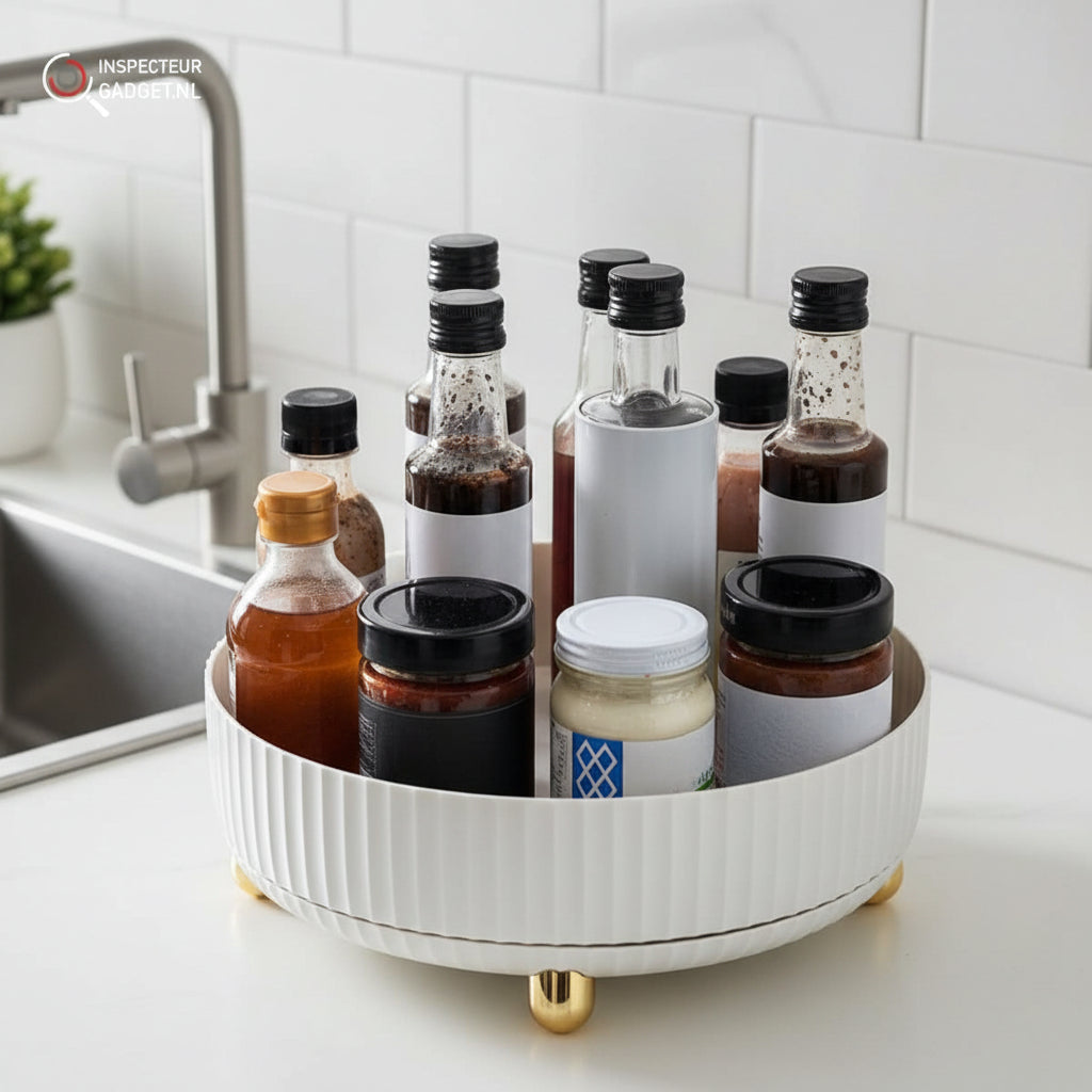 360 Graden Draaibare Organizer Voor Keuken, Badkamer En Kantoor