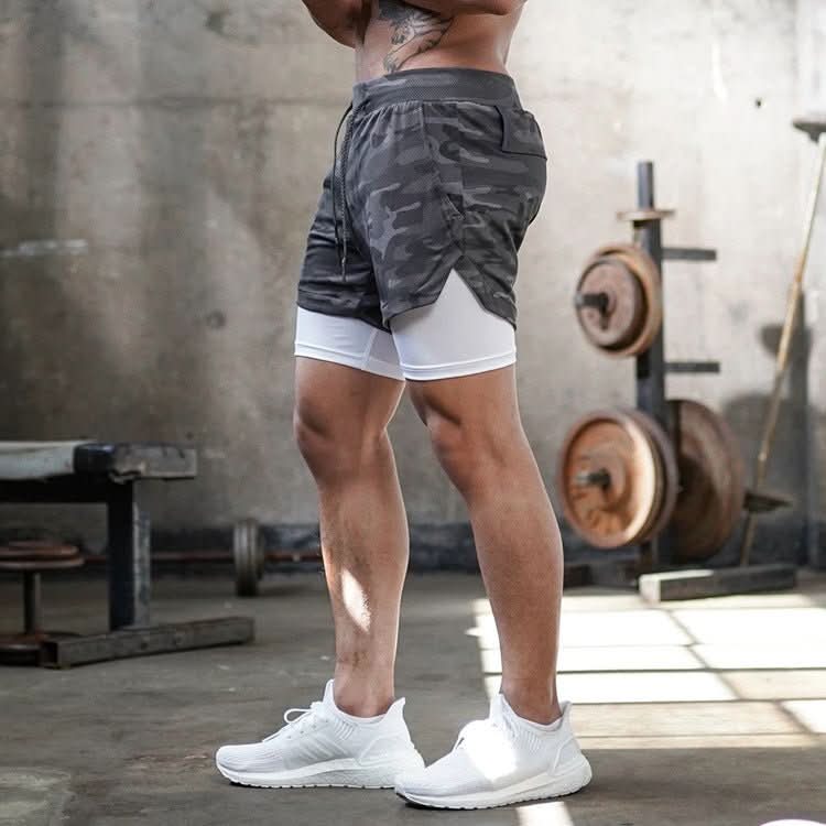 Trailblazer Camo Shorts Sporty camouflage-shorts til mænd