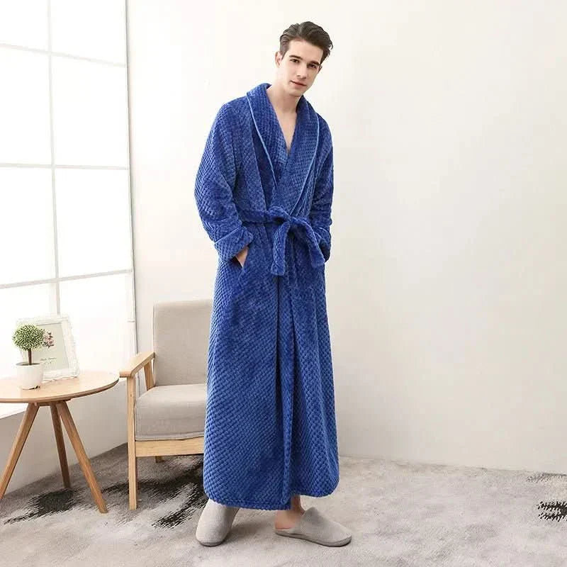 SnuggleNest Cozy Plush Couple Pajamas for Autumn and Winter