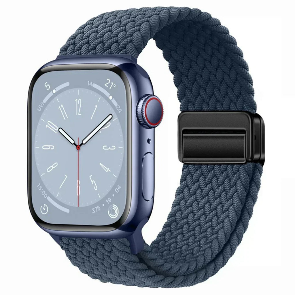 Bracelet Apple Watch avec fermeture magnétique en nylon pour un ajustement sécurisé