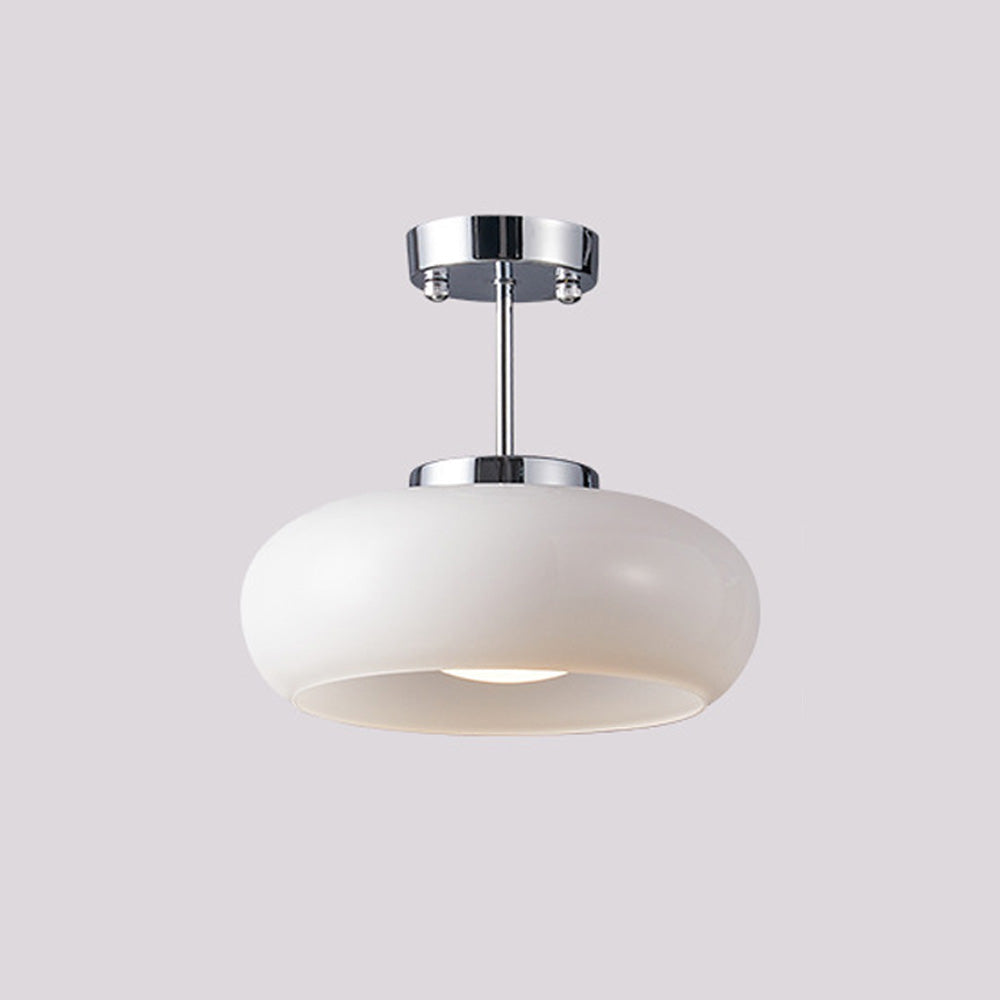 Amber Glass Pendant Light With Brass Frame, Vintage Retro E27 For Dining Or Living Room