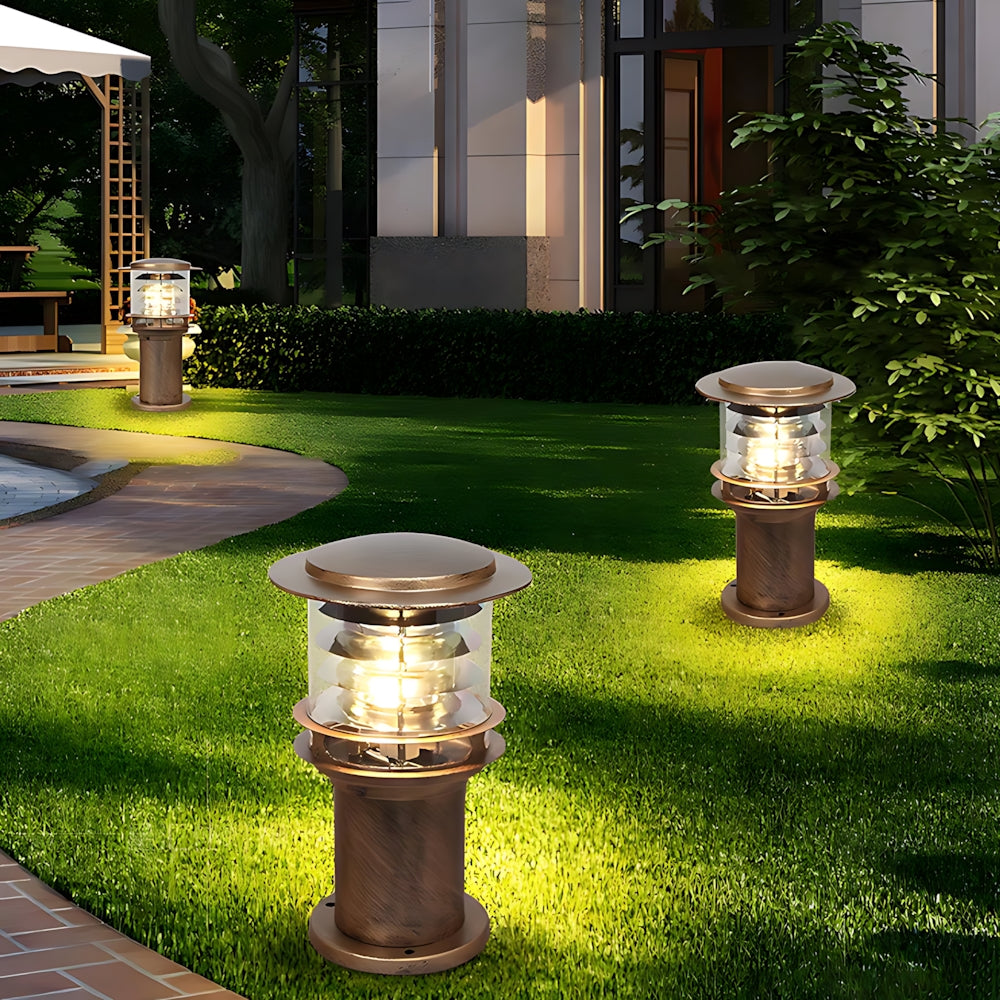 Lâmpada de Jardim Exterior em Alumínio, Luminária de Pé para Caminho com Proteção IP65 para Entrada de Automóveis