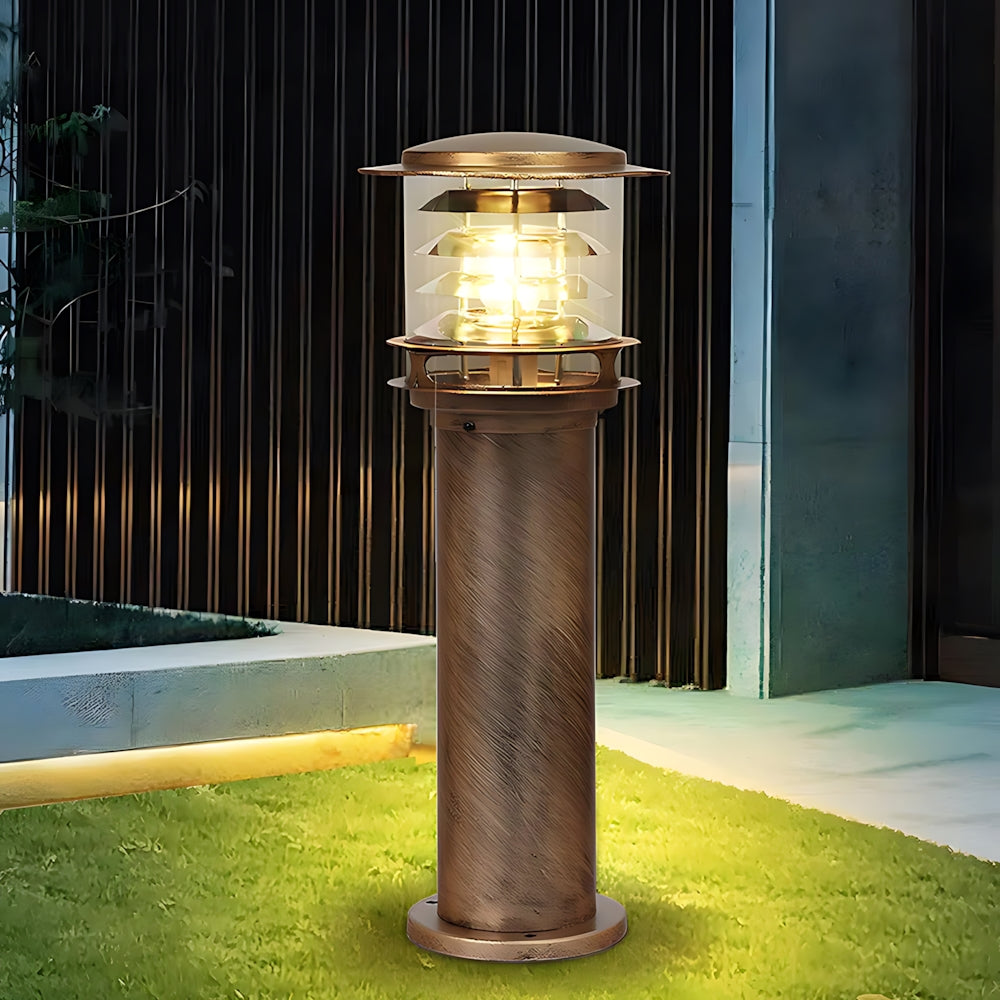 Lâmpada de Jardim Exterior em Alumínio, Luminária de Pé para Caminho com Proteção IP65 para Entrada de Automóveis