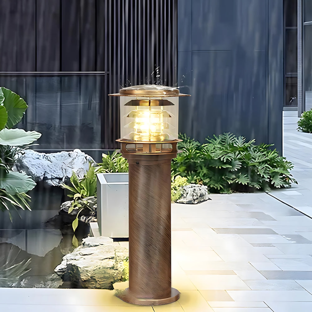 Lâmpada de Jardim Exterior em Alumínio, Luminária de Pé para Caminho com Proteção IP65 para Entrada de Automóveis