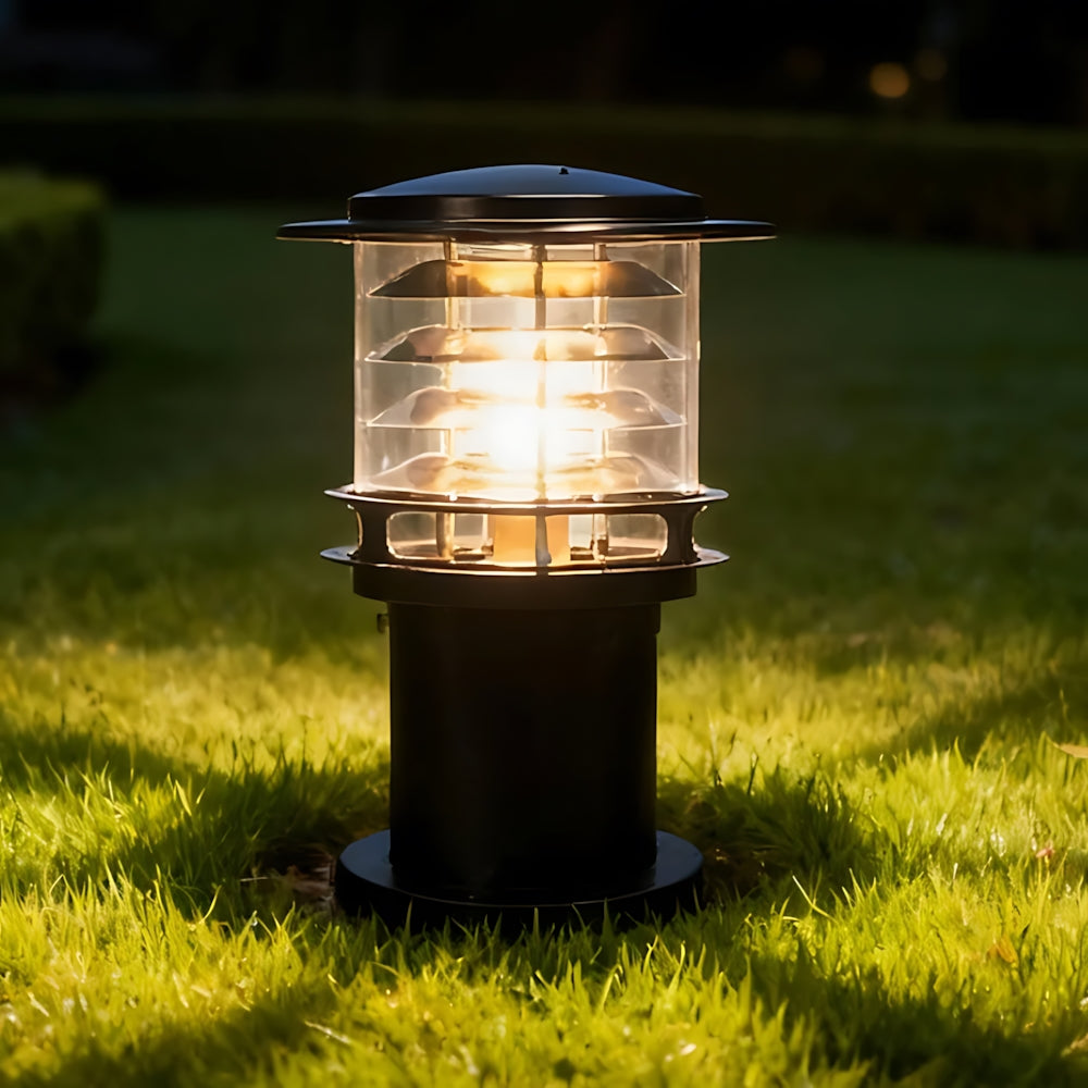 Lâmpada de Jardim Exterior em Alumínio, Luminária de Pé para Caminho com Proteção IP65 para Entrada de Automóveis
