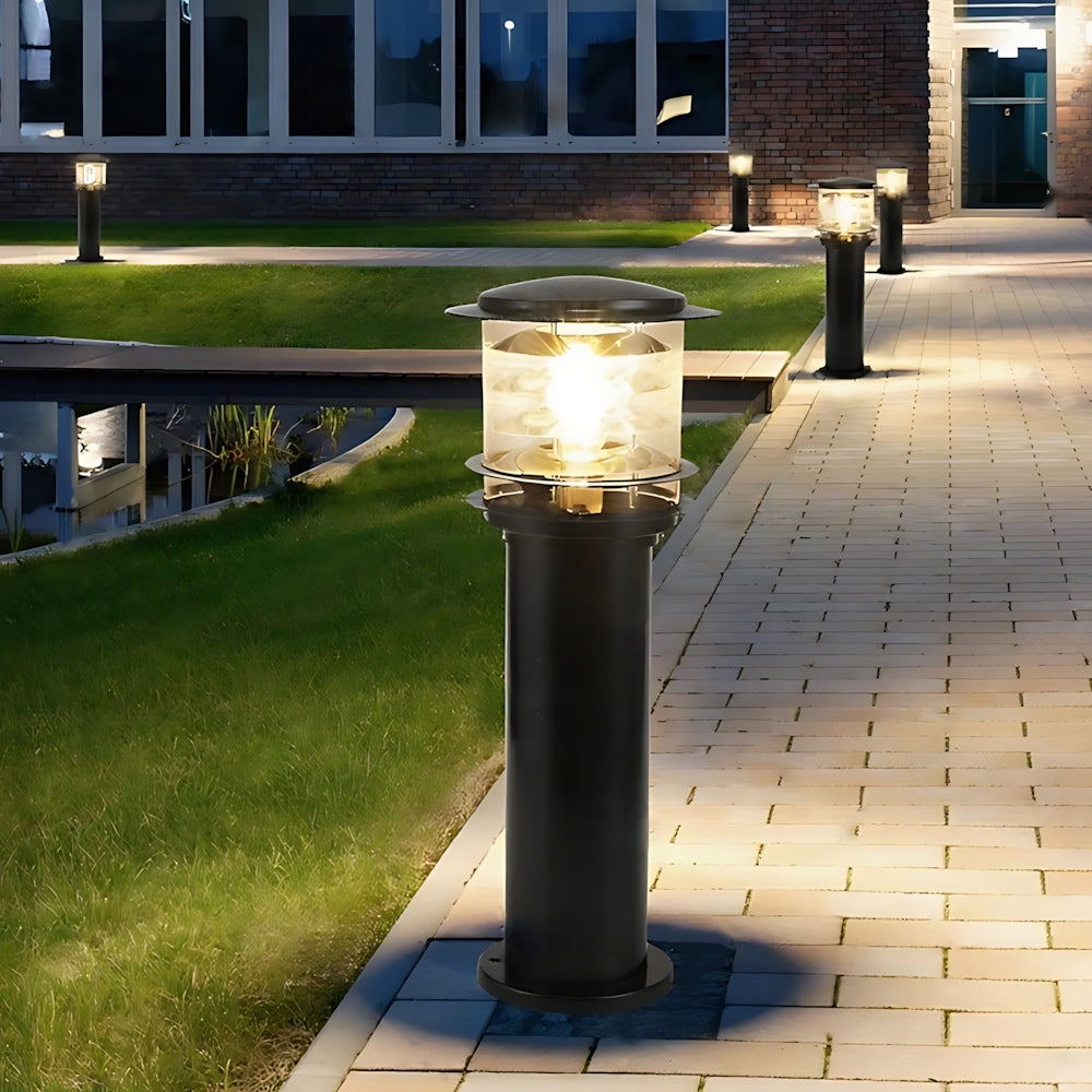 Lâmpada de Jardim Exterior em Alumínio, Luminária de Pé para Caminho com Proteção IP65 para Entrada de Automóveis