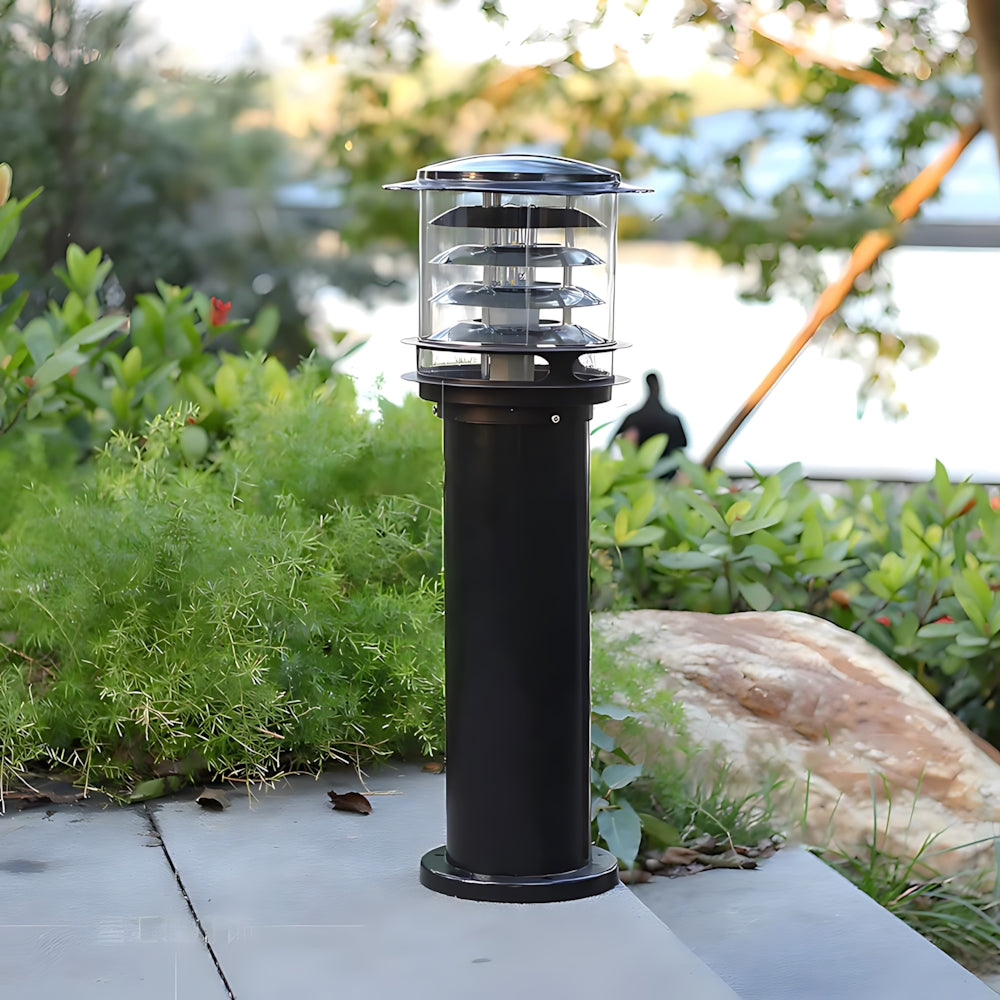 Lâmpada de Jardim Exterior em Alumínio, Luminária de Pé para Caminho com Proteção IP65 para Entrada de Automóveis