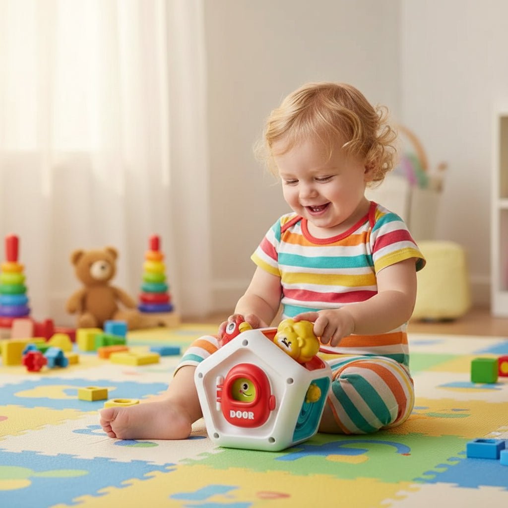 MindVoyage 6-In-1 Activity Board For Cognitive Development And Practical Learning