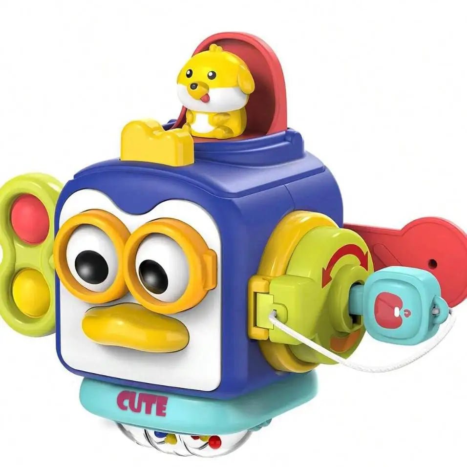 MindVoyage 6-In-1 Activity Board For Cognitive Development And Practical Learning