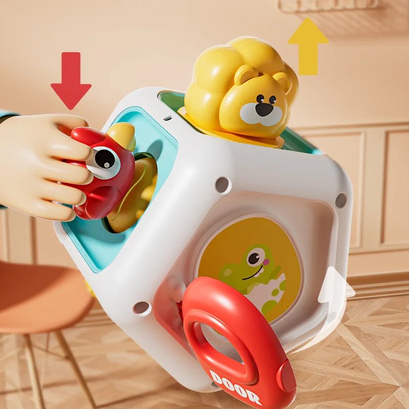 MindVoyage 6-In-1 Activity Board For Cognitive Development And Practical Learning