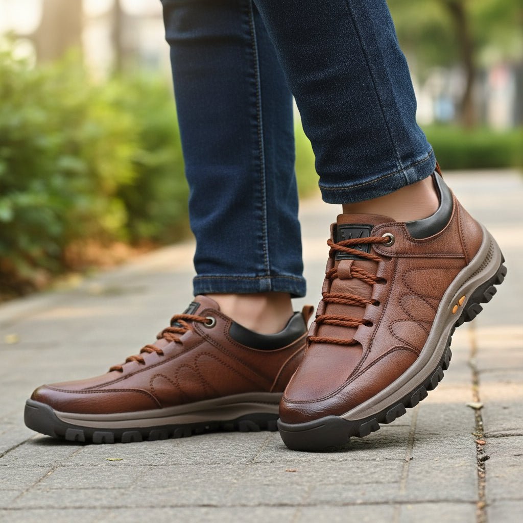 UrbanCore Chaussures en Cuir pour Confort et Protection Toute la Journée