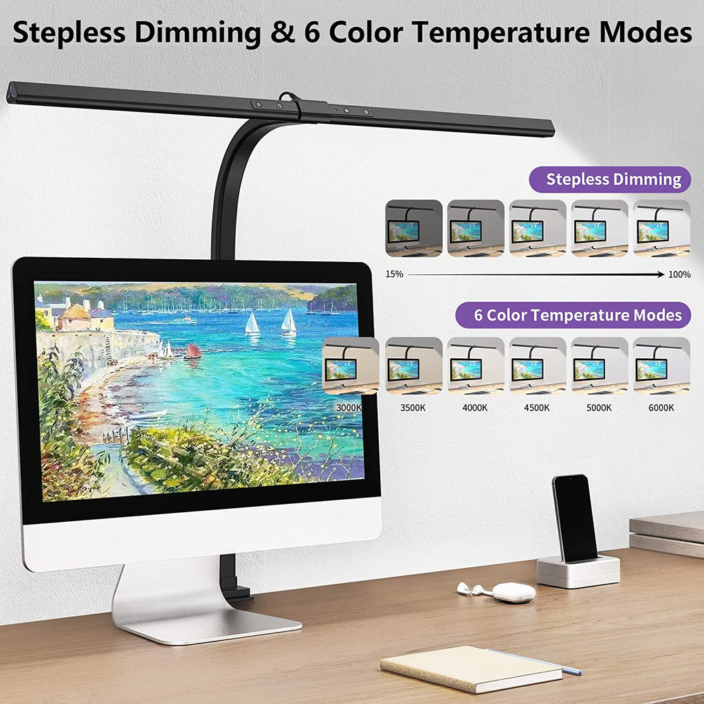 Architect Clamp Desk Lamp Delivers Bright LED Illumination For Your Home Office