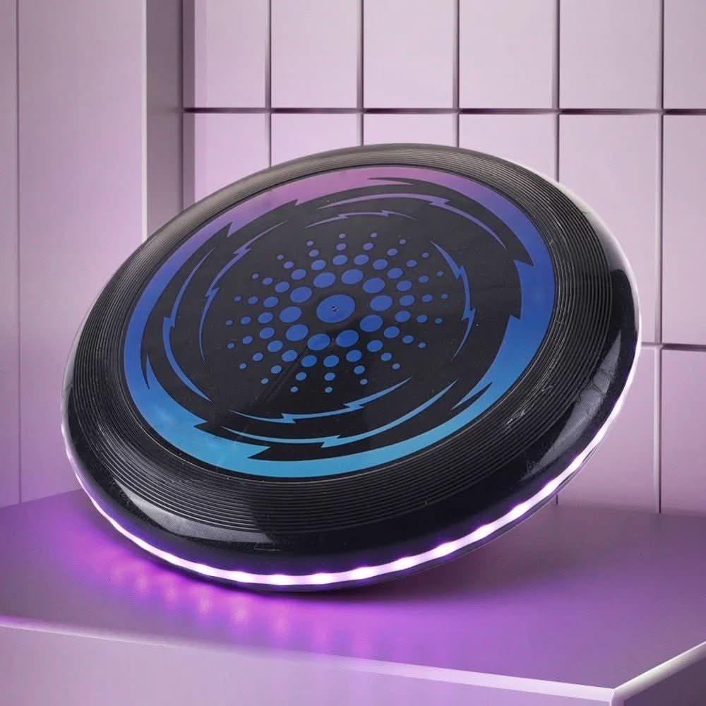LumaFlight LED Glowing Frisbee For Night Games And Outdoor Fun