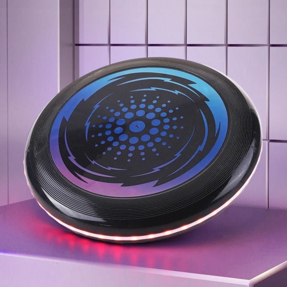 LumaFlight LED Glowing Frisbee For Night Games And Outdoor Fun